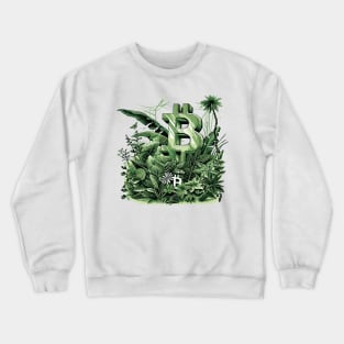 Cryptocurrency Bitcoin garden Crewneck Sweatshirt